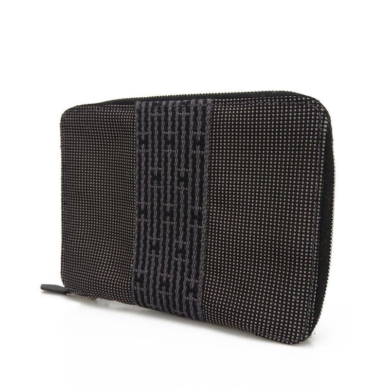 Hermes Handbook Cabas - Agenda Her Line Gray Canvas Men Women Leather Small