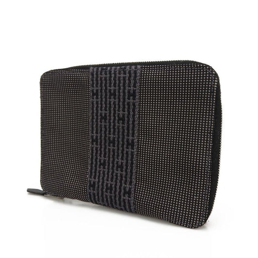 Hermes Handbook Cabas - Agenda Her Line Gray Canvas Men Women Leather Small