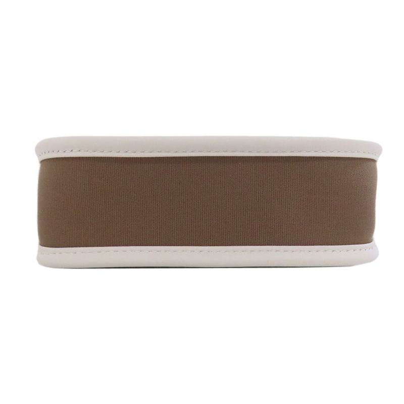 Hermes Evelyn Neo Etop Silver Hardware Shoulder Bag Toile Offiche Women