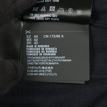 Prada Cardigan Navy Wool — view 5