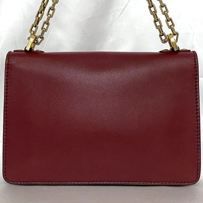 Christian Dior Chain Shoulder Bag F21215 Red