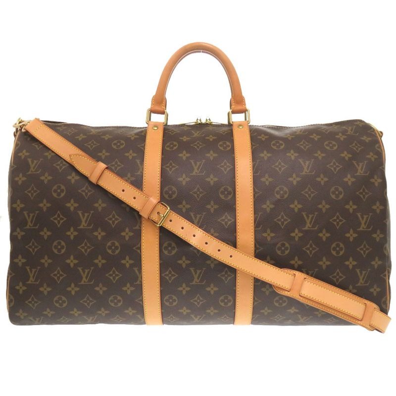 Louis Vuitton Keepall Bandouliere 55 Monogram Boston Bag 1242