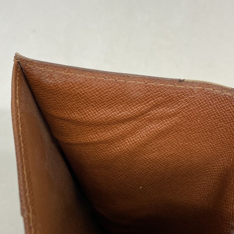 Louis Vuitton Wallet Monogram Porte Monnaie Zip M61735 Brown Ladies