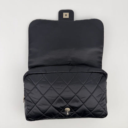 Chanel CC Logo Sports Line Backpack Black Nylon Vintage — view 16