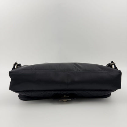 Chanel CC Logo Sports Line Backpack Black Nylon Vintage — view 6