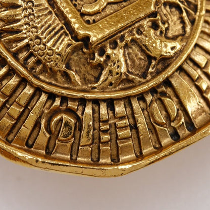 Chanel Coco Mark Vintage Gold Plated Ladies 23.2g Earring