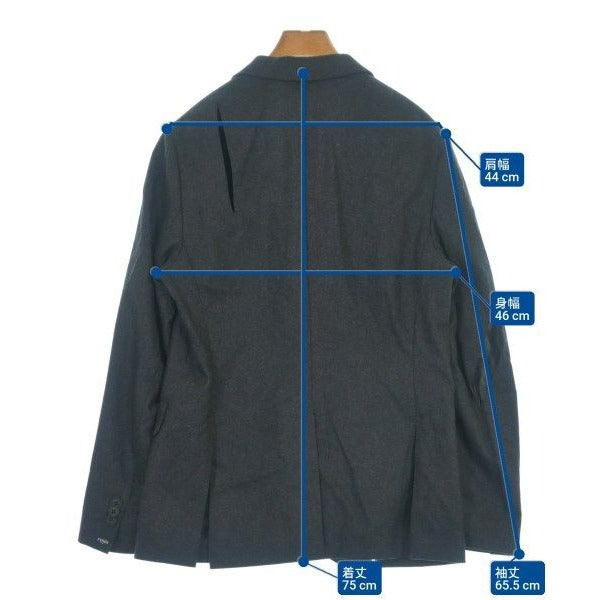 Fendi Tailored Jacket Wool Gray — view 6