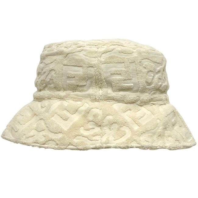 Fendi Bucket Hat White Zucca — view 4