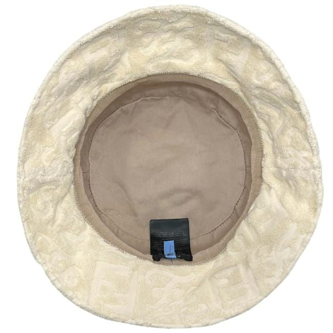 Fendi Bucket Hat White Zucca — view 8