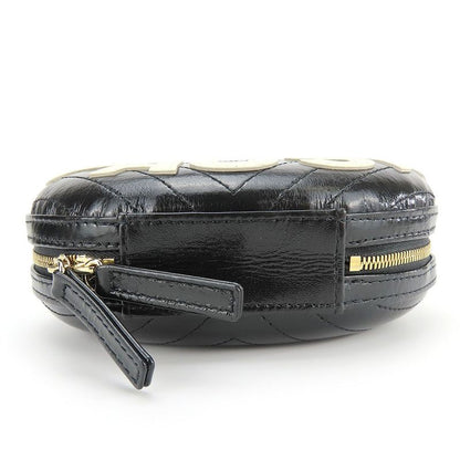 Chanel Shoulder Bag La Pausa Leather Black Gold Hardware V Stitching 26th Chain