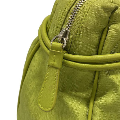Dior/christian Dior Handbag Trotter Light Green Ribbon Leather