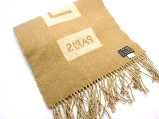 Vuitton Echarpe Baroda Cashmere Scarf - M71293 Unisex Brown Beige□ Louis