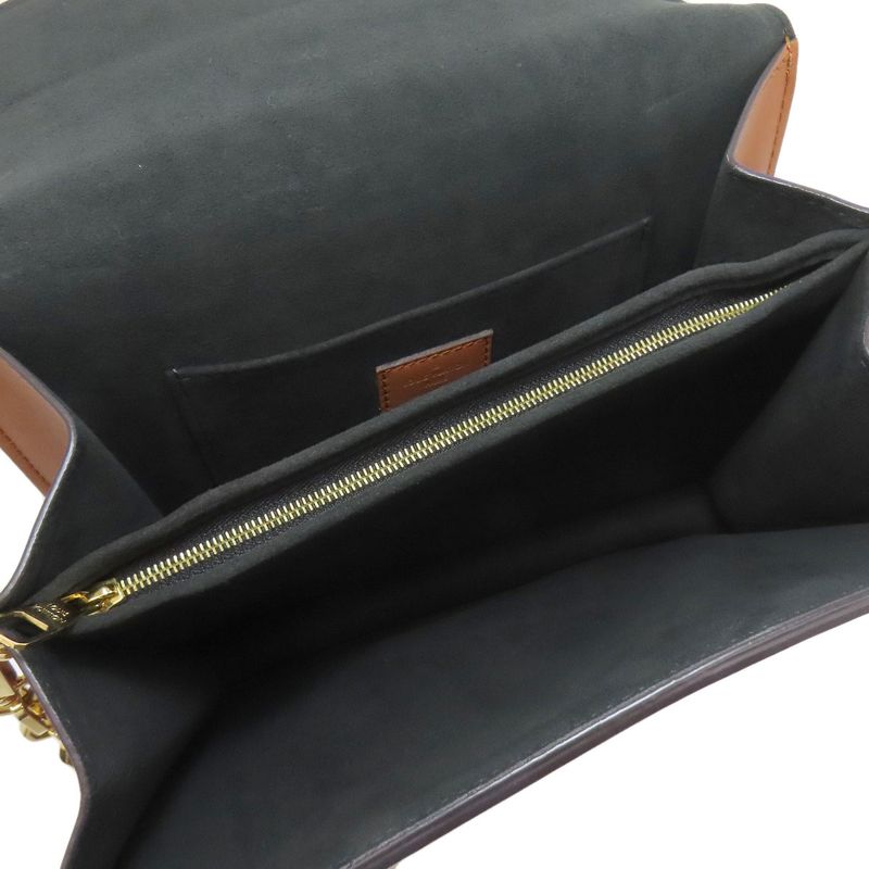 Louis Vuitton M44391 Dauphine MM Shoulder Bag Monogram Reverse Women