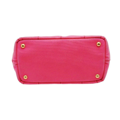Prada 1 Bg439 Canapa Handbag Mini Tote Bag Pink