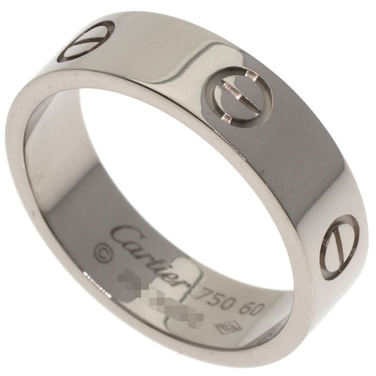 Cartier Love Ring 60 18K White Gold