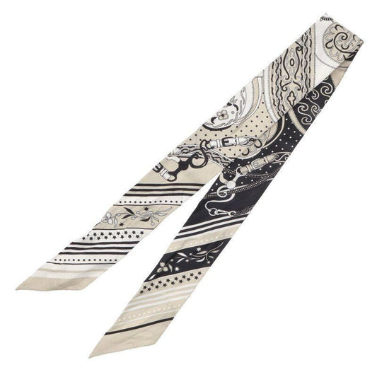 Hermes Twilly Amazon Festival Silk Scarf