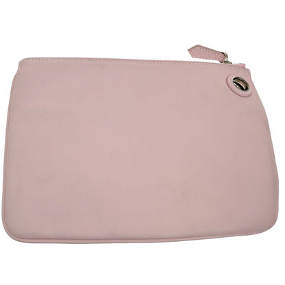 Fendi Clutch Bag Triplet Pouch Studded Black Pink Orange 35ka614