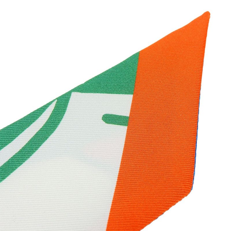 Hermes Twilly Scarf 100% Silk Blue Green Orange Multi Small Accessories Ladies