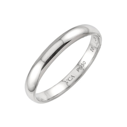 Van Cleef & Arpels Tendrement 56 Ring Width mm Pt Platinum