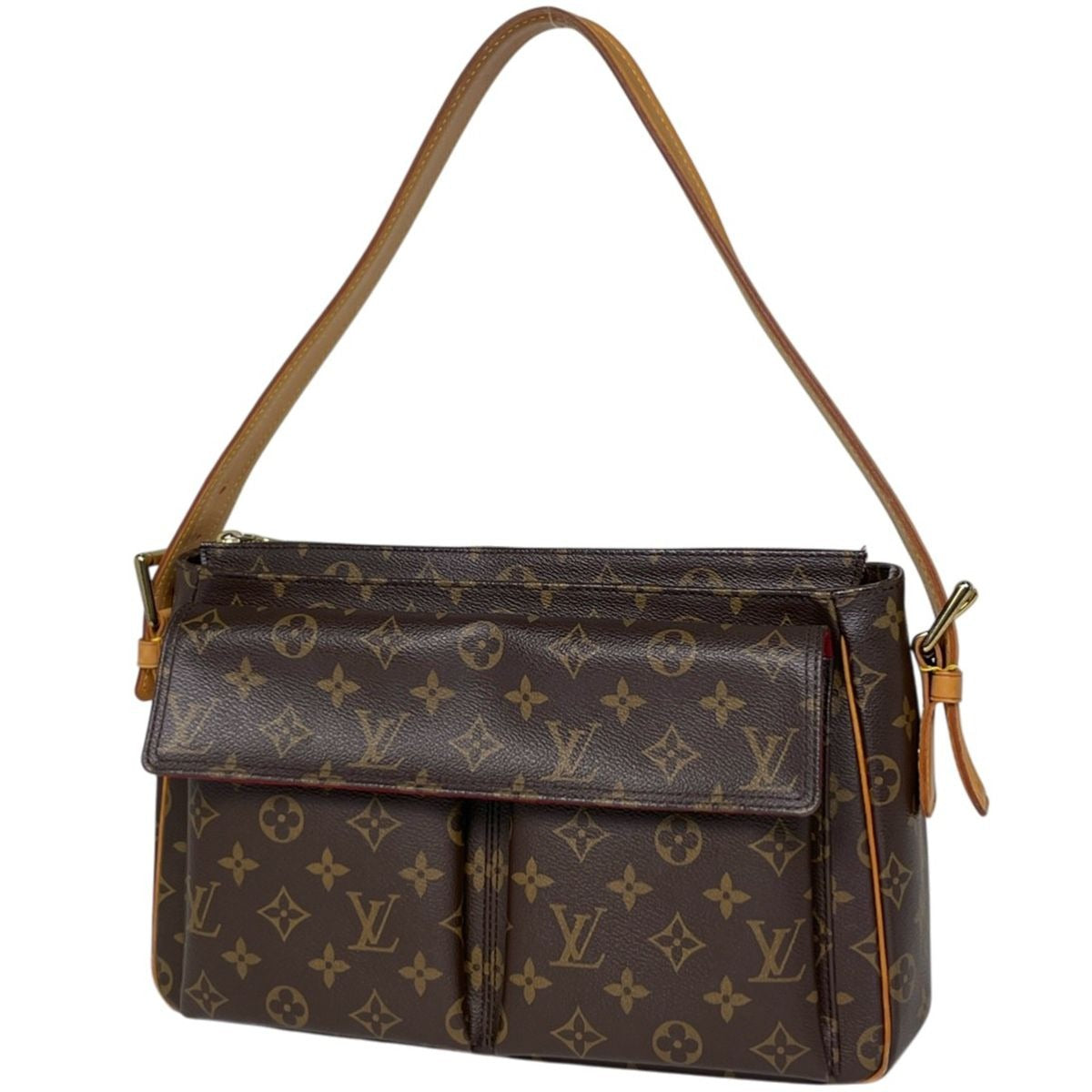Louis Vuitton Viva-Cite GM Shoulder Bag Monogram Brown