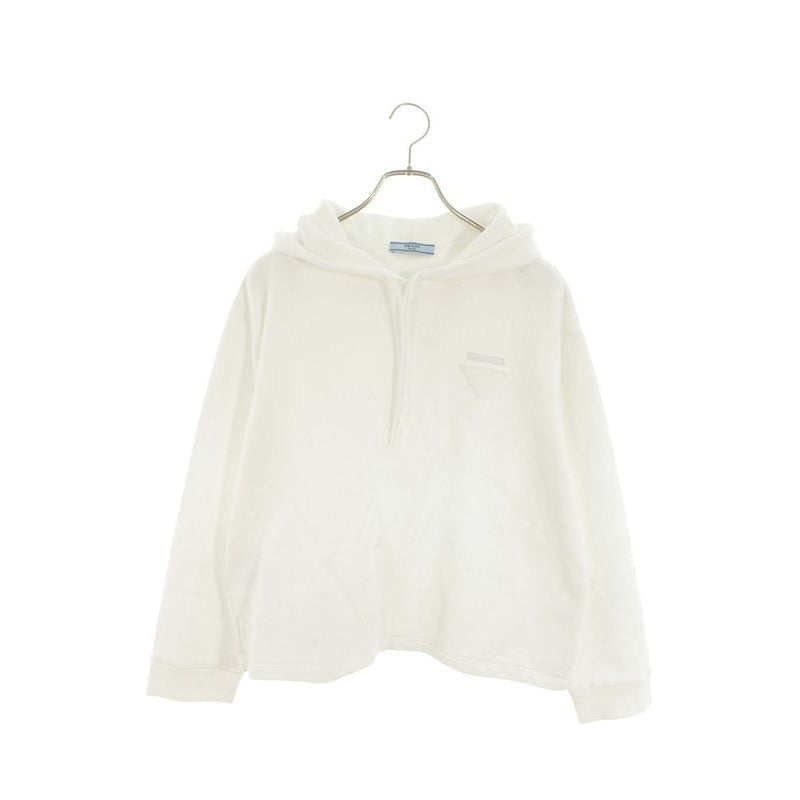 Prada Short Length Triangle Patch Hoodie XS