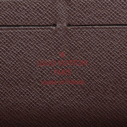 Louis Vuitton Damier Zippy Organizer Round Zip Wallet Long Wallet N60003 Brown