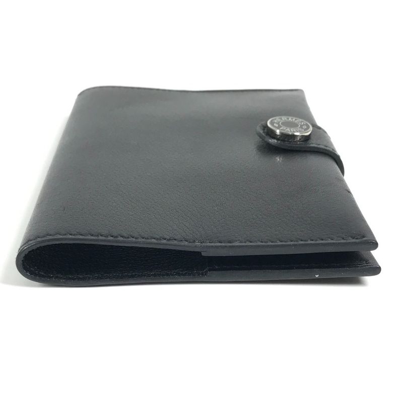 Hermes Passport Case RMS Calfskin Black