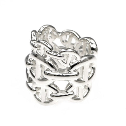 Hermes Chaine D'ancre GM Ring Size 46 Ag925 Silver- Ring