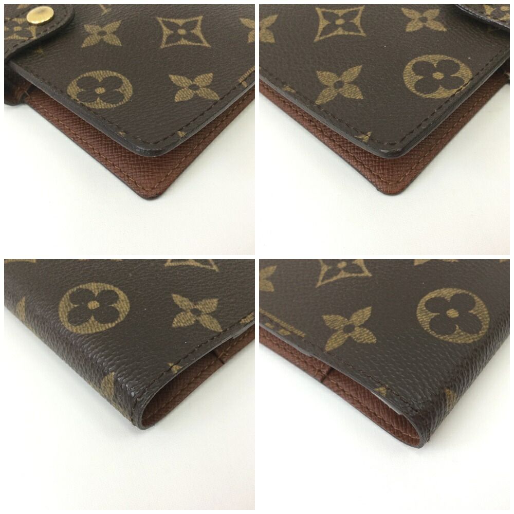 Louis Vuitton Notebook Cover Agenda PM Monogram R20005 Brown
