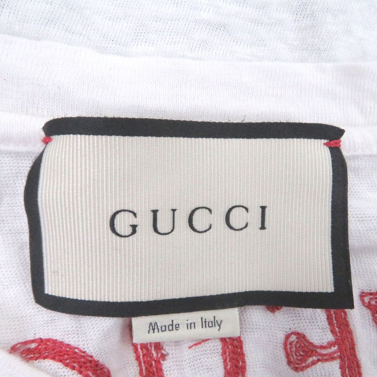 Gucci Linen Shisa Japanese Pattern Vintage Wash Back — view 5