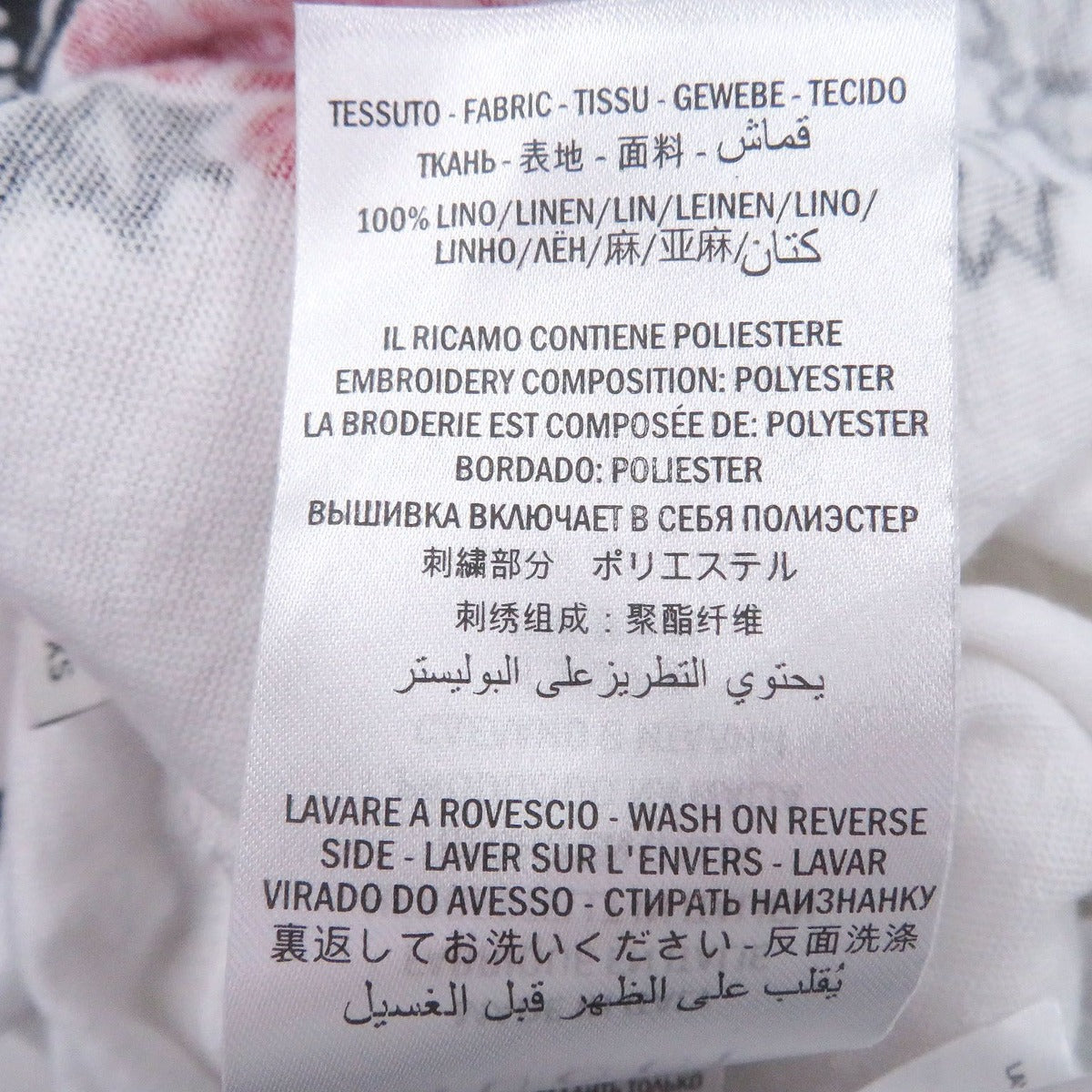 Gucci Linen Shisa Japanese Pattern Vintage Wash Back — view 8