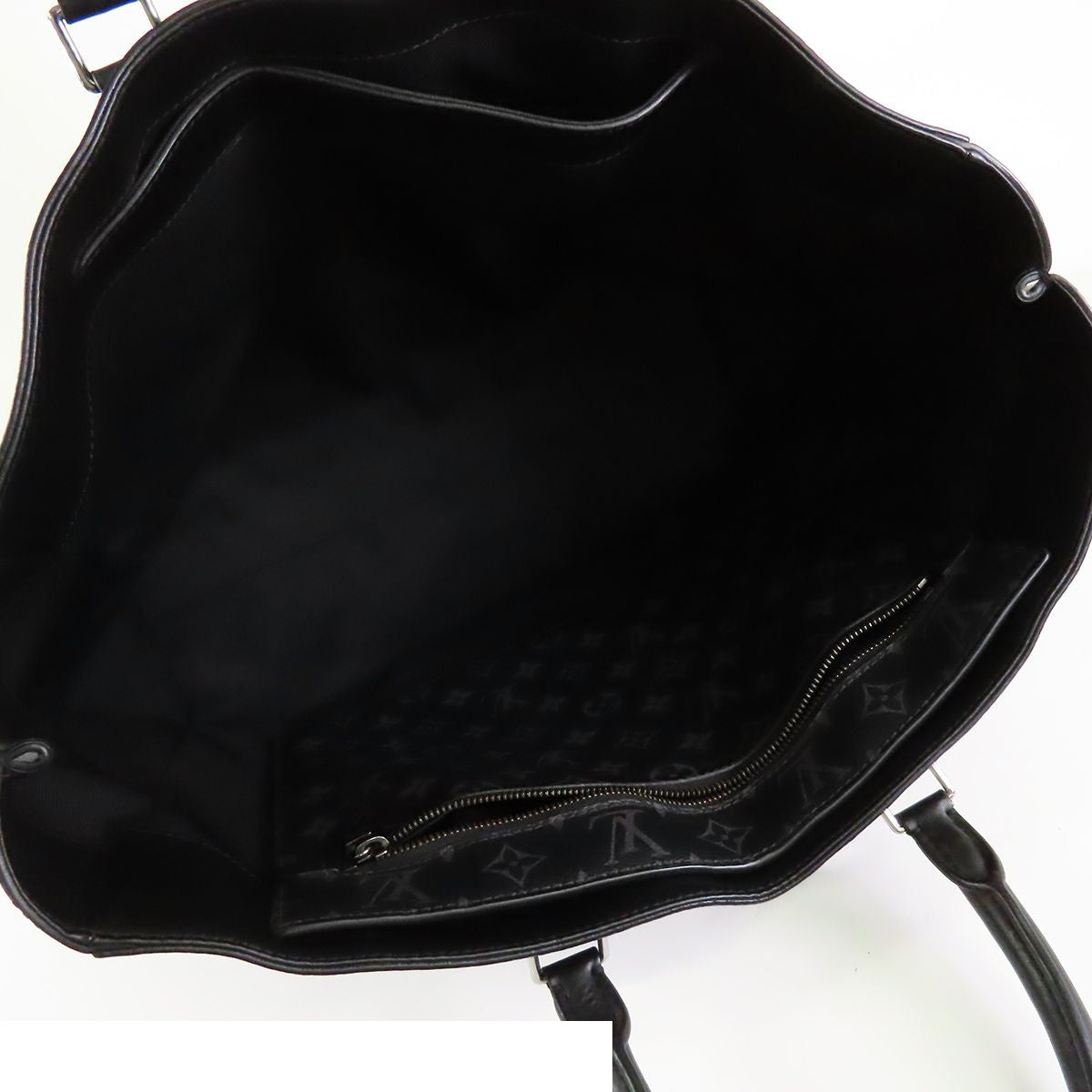 Louis Vuitton Grand Sac Black Monogram Eclipse Tote Bag — view 5