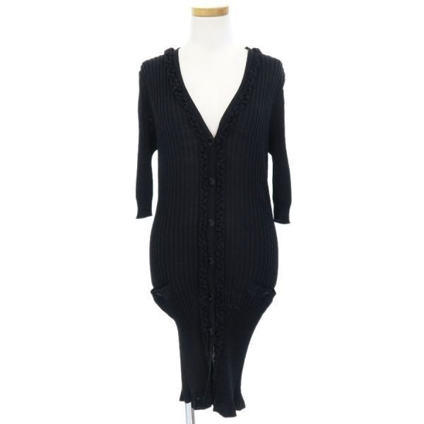 Chanel Cardigan Cotton Black