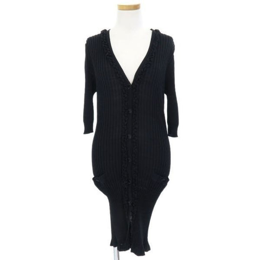 Chanel Cardigan Cotton Black
