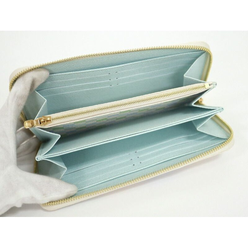 Louis Vuitton Zippy Wallet Damierlicious Pistachio Green — view 4