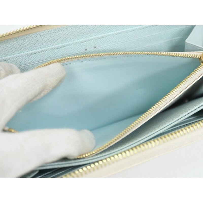 Louis Vuitton Zippy Wallet Damierlicious Pistachio Green — view 5