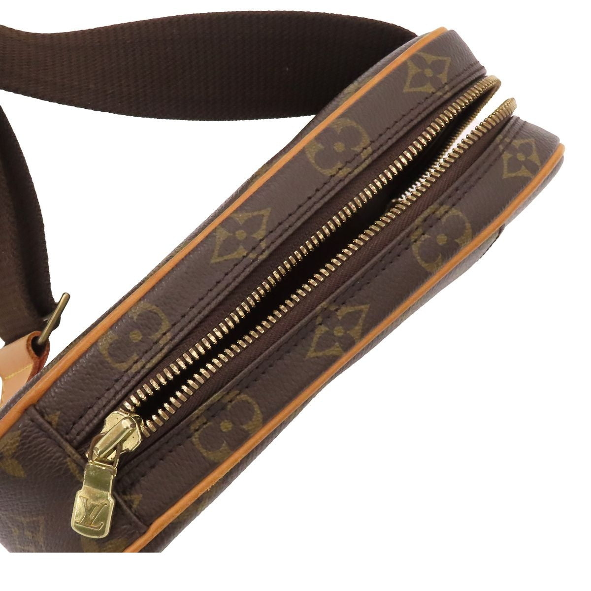Louis Vuitton Pochette Gange Brown Monogram Canvas Belt Bag — view 5