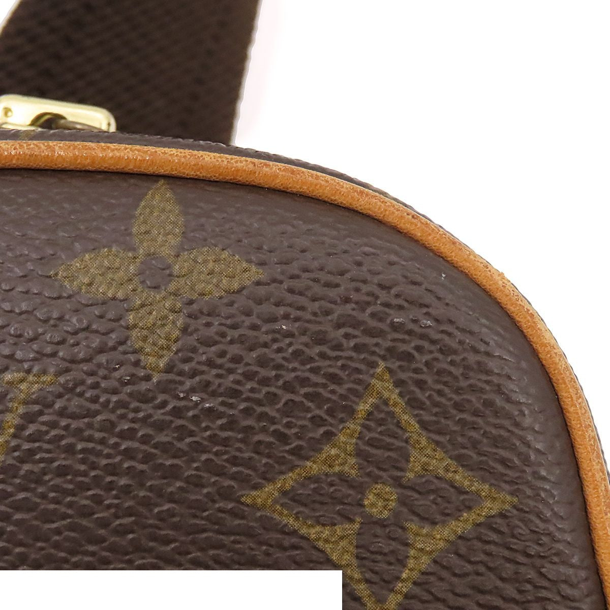 Louis Vuitton Pochette Gange Brown Monogram Canvas Belt Bag — view 7