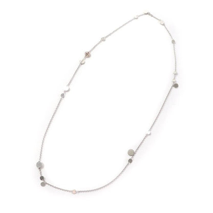 Hermes Sv925 Au750 Confettis Confetti Necklace Serie Silver Gold Made In France