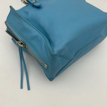 Balenciaga Paper Mini 2-Way Shoulder Bag Leather Blue — view 9
