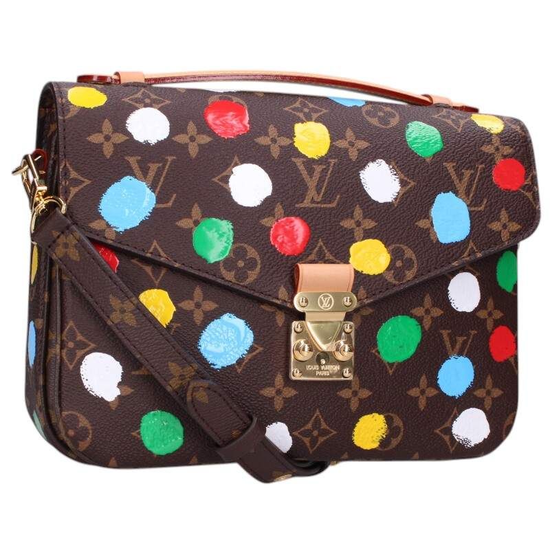 Louis Vuitton M46384 Pochette Metis MM Painted Dot Monogram Shoulder Bag Women
