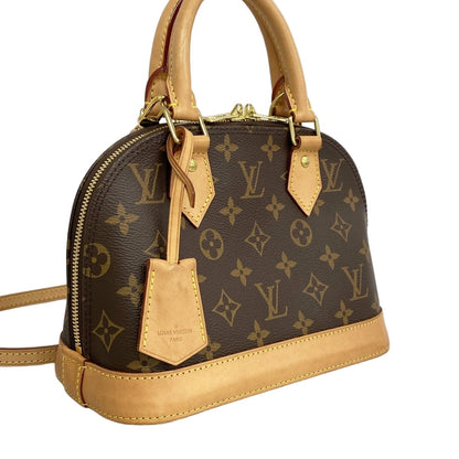 Louis Vuitton Handbag Monogram Alma BB Brown 2-Way — view 2