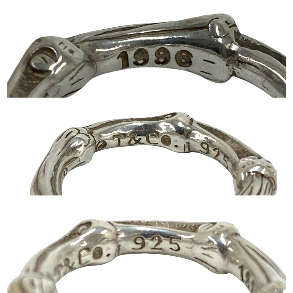 Tiffany & Co Bamboo 925 Sterling Silver Ring — view 4