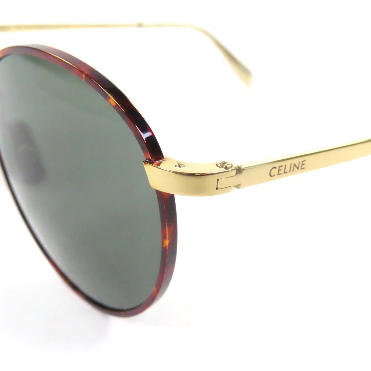 Celine Boston Eyewear Sunglasses Brown Gold — view 7