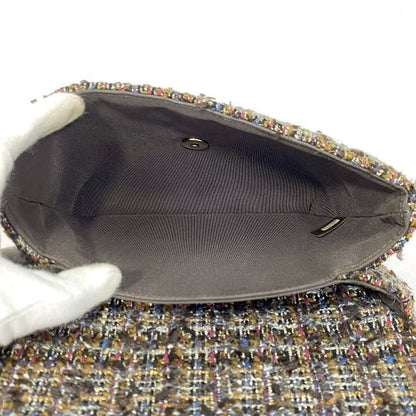 Chanel 2way Chain Shoulder Bag F21148 Brown