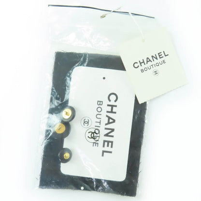 Chanel Vintage Wool Coco Button Jacket Skirt Set Black — view 11
