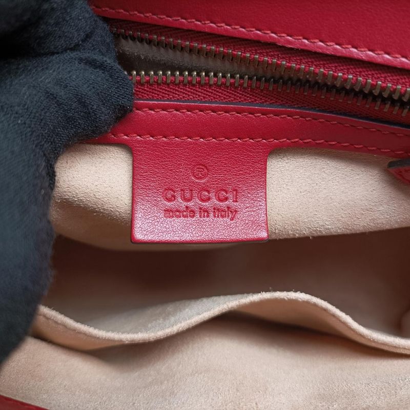 Guccigg Marmont Red Leather 498110 F024930433