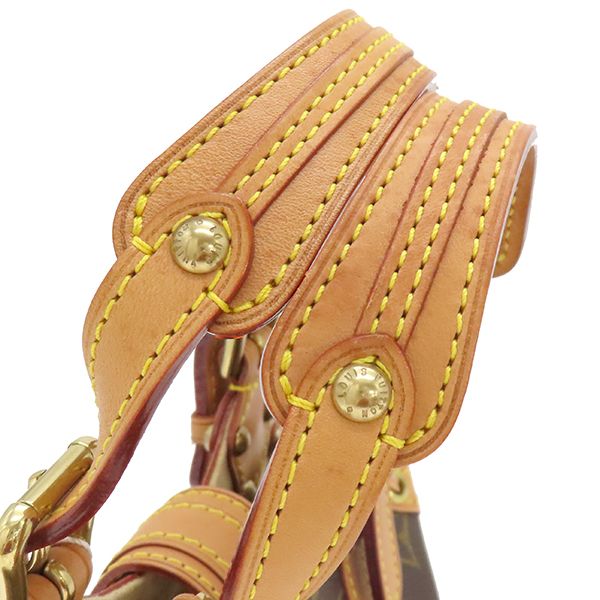 Louis Vuitton Handbag Tedda PM Monogram Canvas Monogram Gold Hardware Brown