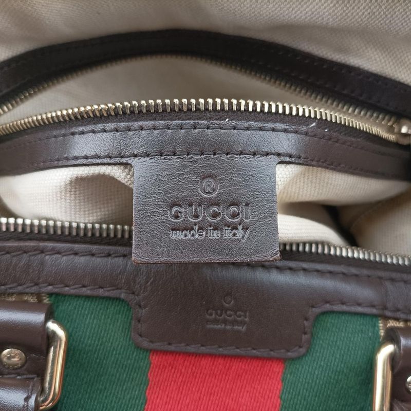 Guccisherry Line Multicolor Canvas And Leather 247205 A010185907