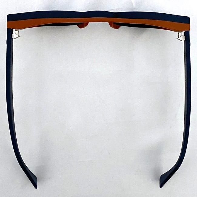 Fendi Sunglasses Gray Navy Blue FF M0017 Excellent Condition